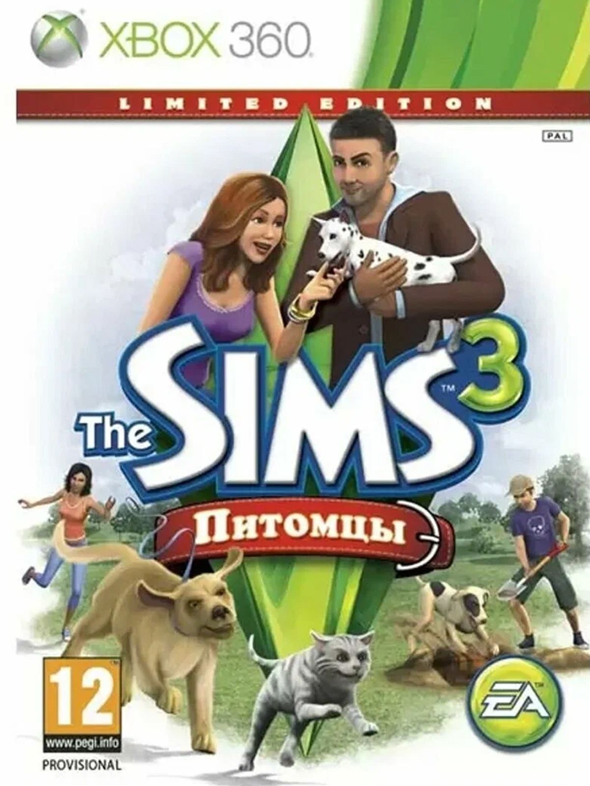 The Sims 3 Питомцы ENG Видеоигра на диске Xbox 360. Товар уцененный