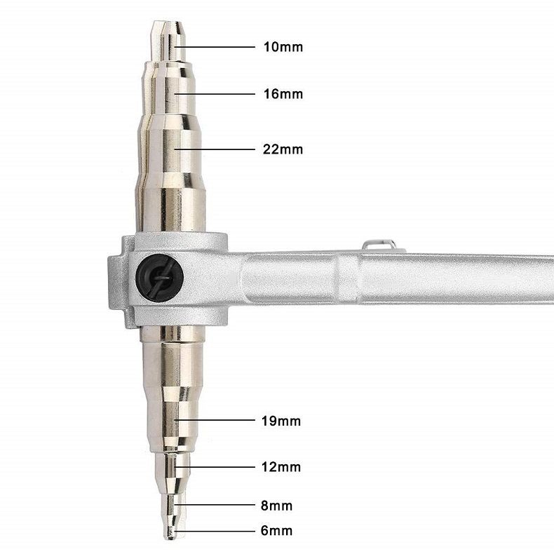 Ручной расширитель труб для кондиционеров - универсальный инструмент для медных труб, идеален для работы с охлаждающими системами.
