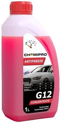 Антифриз 1L Chemipro G12 концентрат OAT красный/