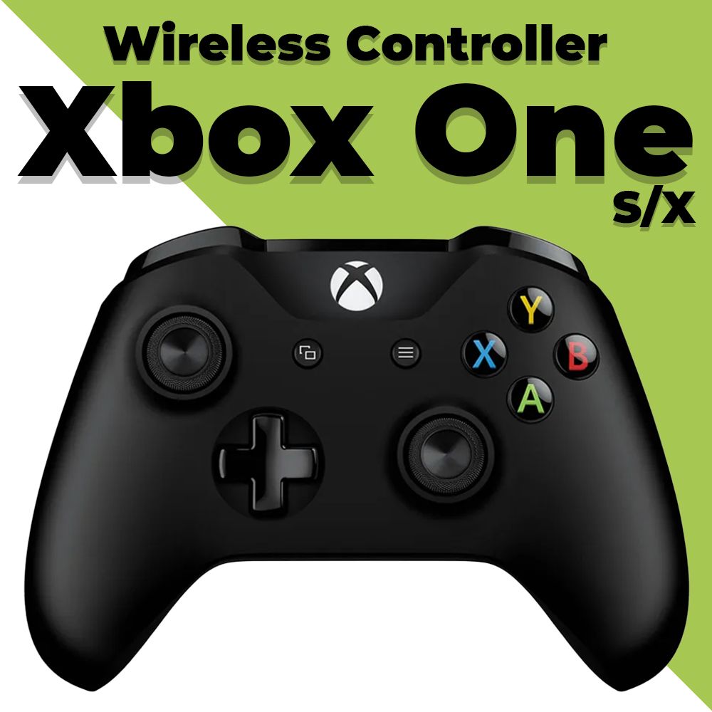 Геймпад Microsoft Xbox One S/X Wireless Controller + кабель для PC (чёрный)