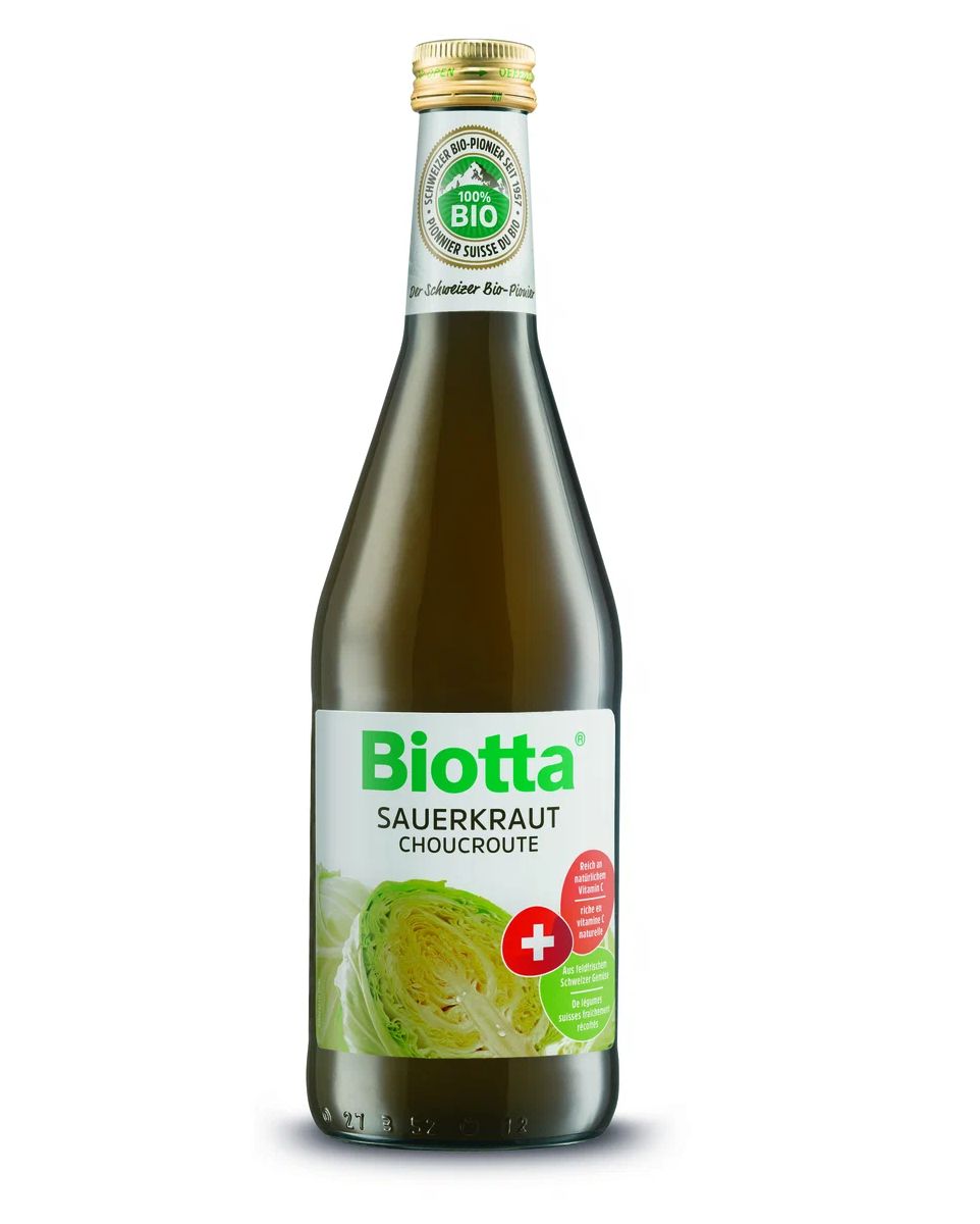 Сок прямого отжима Biotta из квашеной капусты 0.5 л, Швейцария