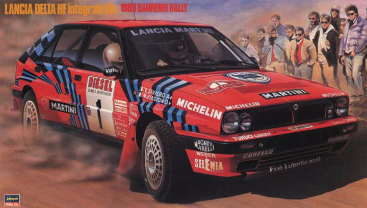 Сборная модель автомобиля LANCIA DELTA "1989 SANREMO RALLY" (1/24) 25208 Hasegawa H-CR8