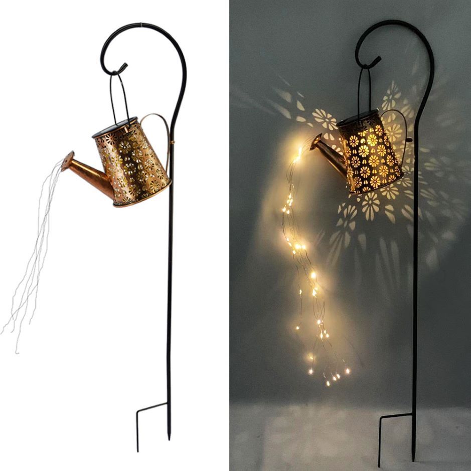 Трапециевидные фонарики из хризантем для праздничного оформления сада, трехуровневый переключатель