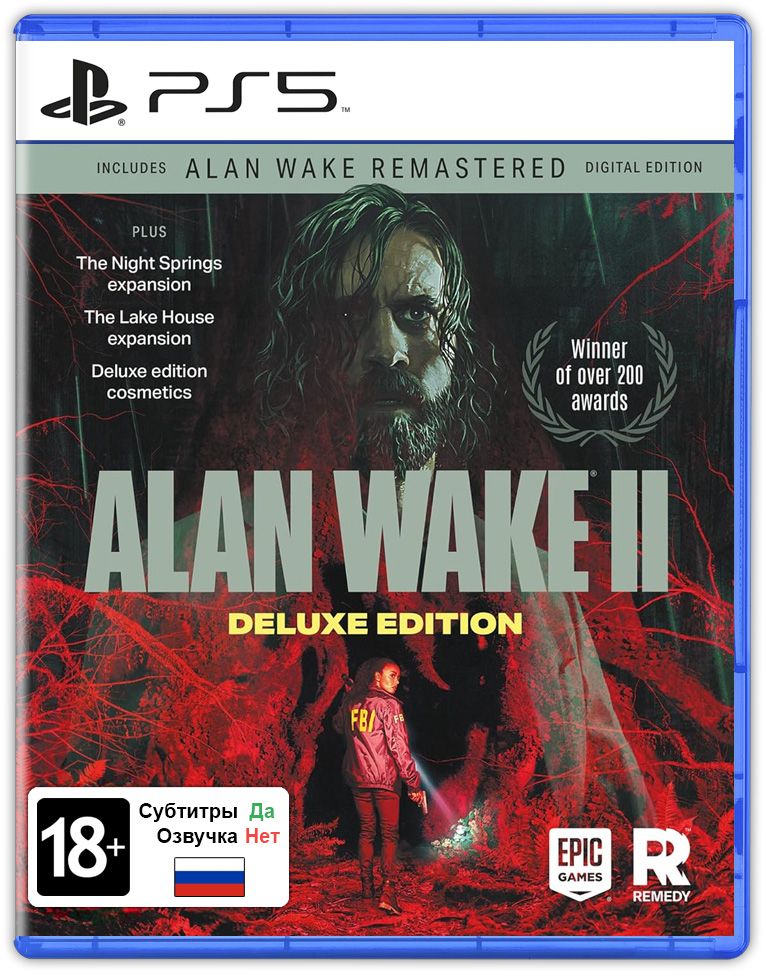 Игра Alan Wake II. Издание Делюкс (PlayStation 5, Русские субтитры)