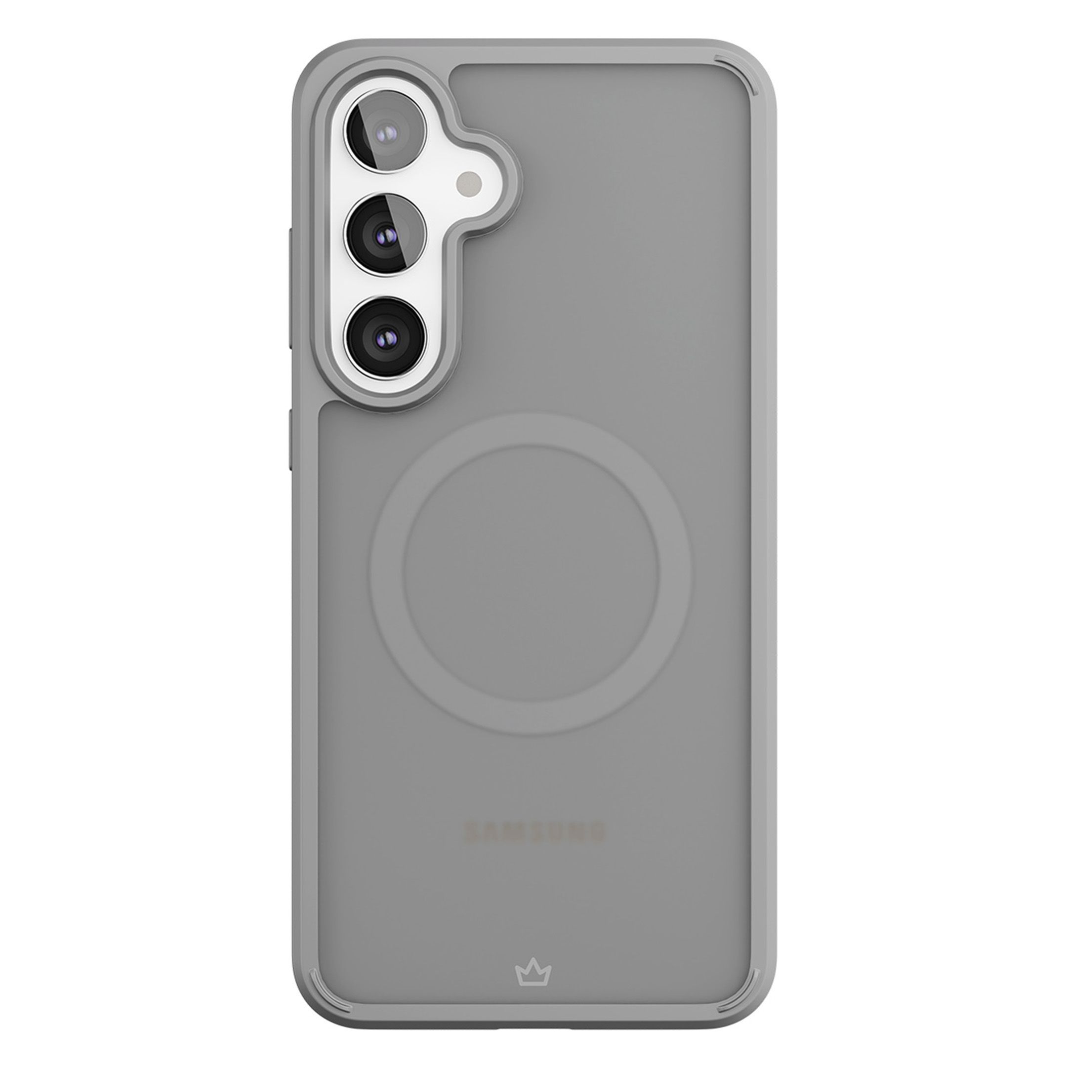Чехолзащитный"Vlp"MoonCaseсMagSafeдляSamsungS24FE,серый/чехолнасамсунгs24fe