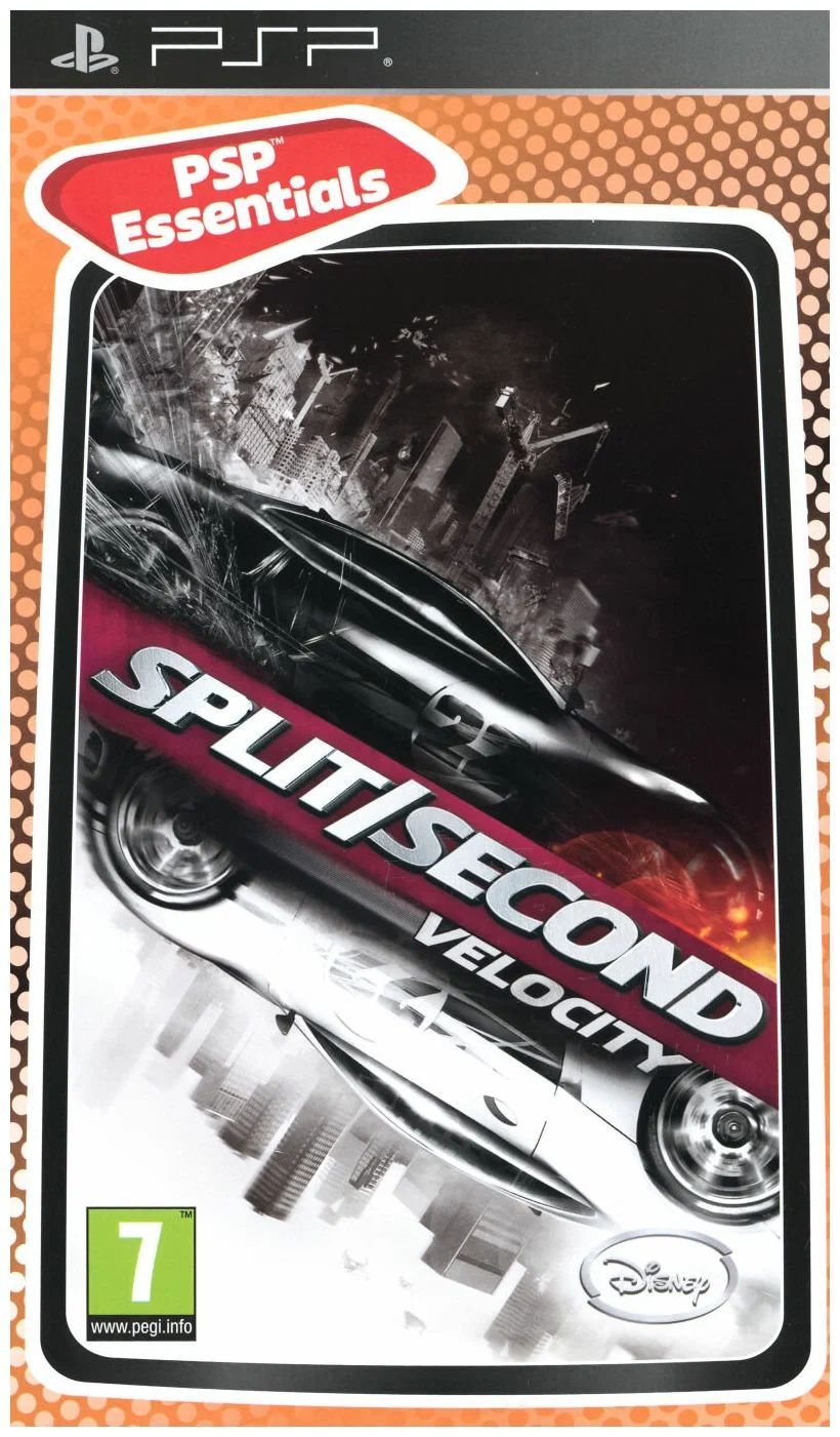 Игра Split Second Velocity (PlayStation Portable (PSP), Русские субтитры)