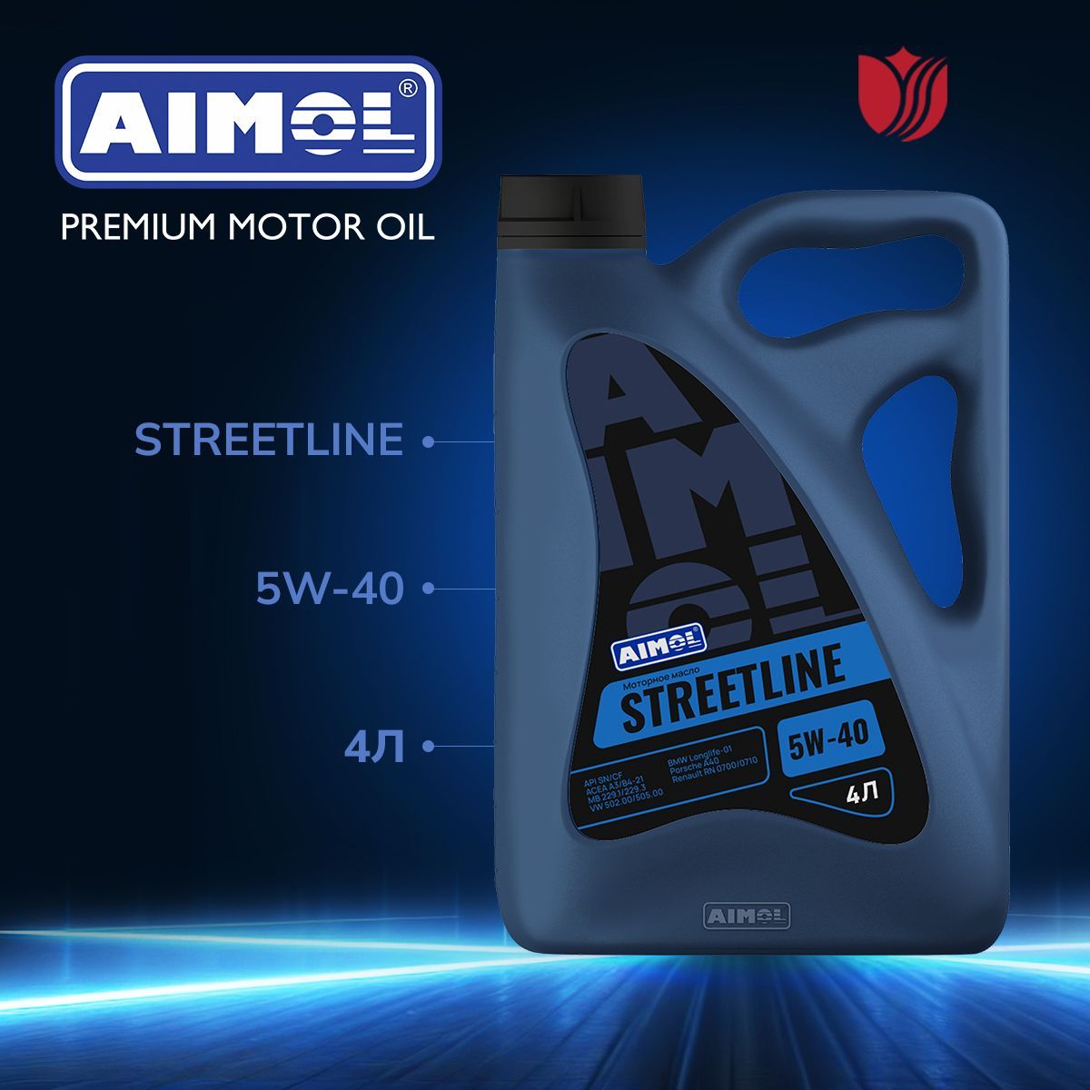 AIMOLSTREETLINE5W-40Масломоторное,Синтетическое,4л