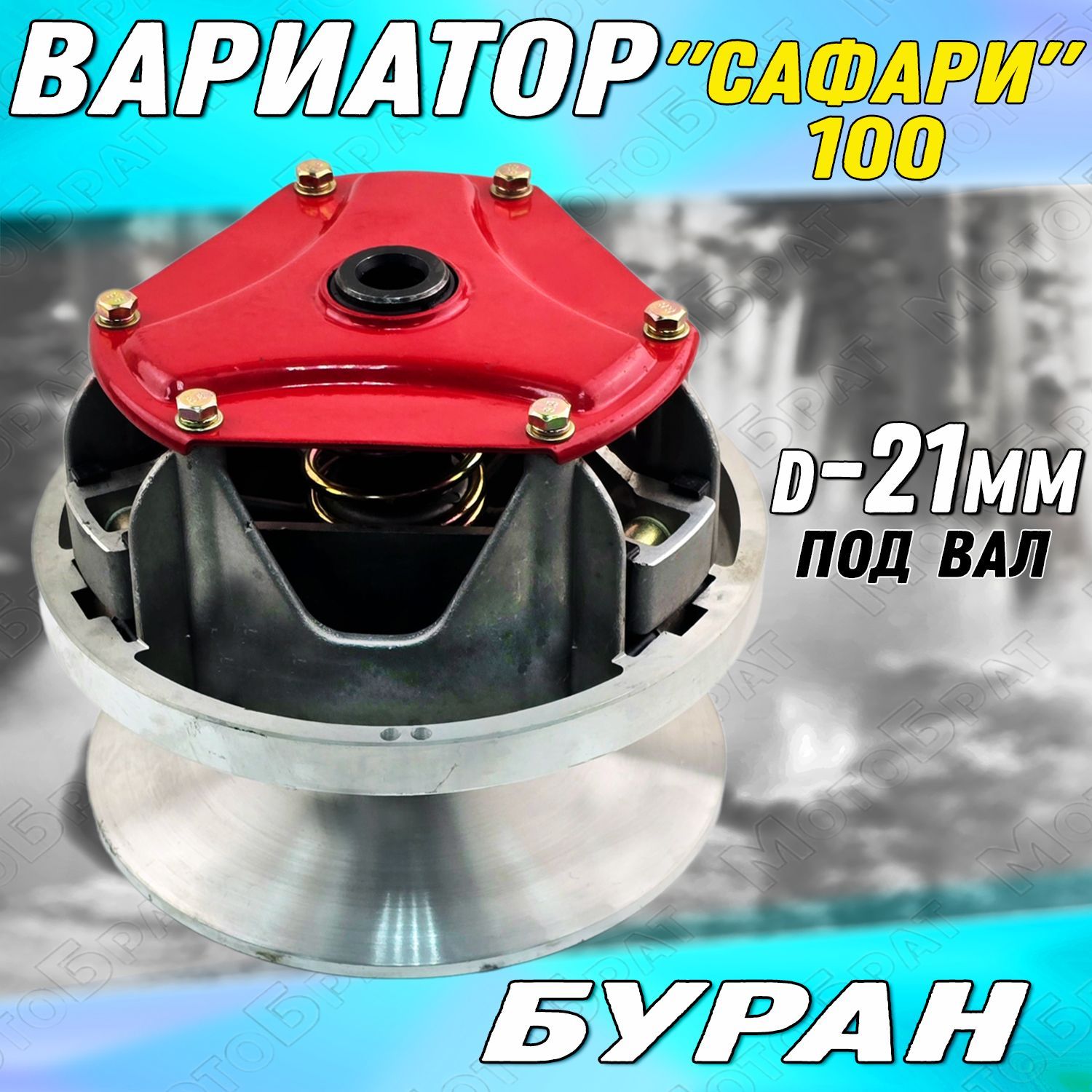 Вариатор "Сафари-100" под вал d-21 мм