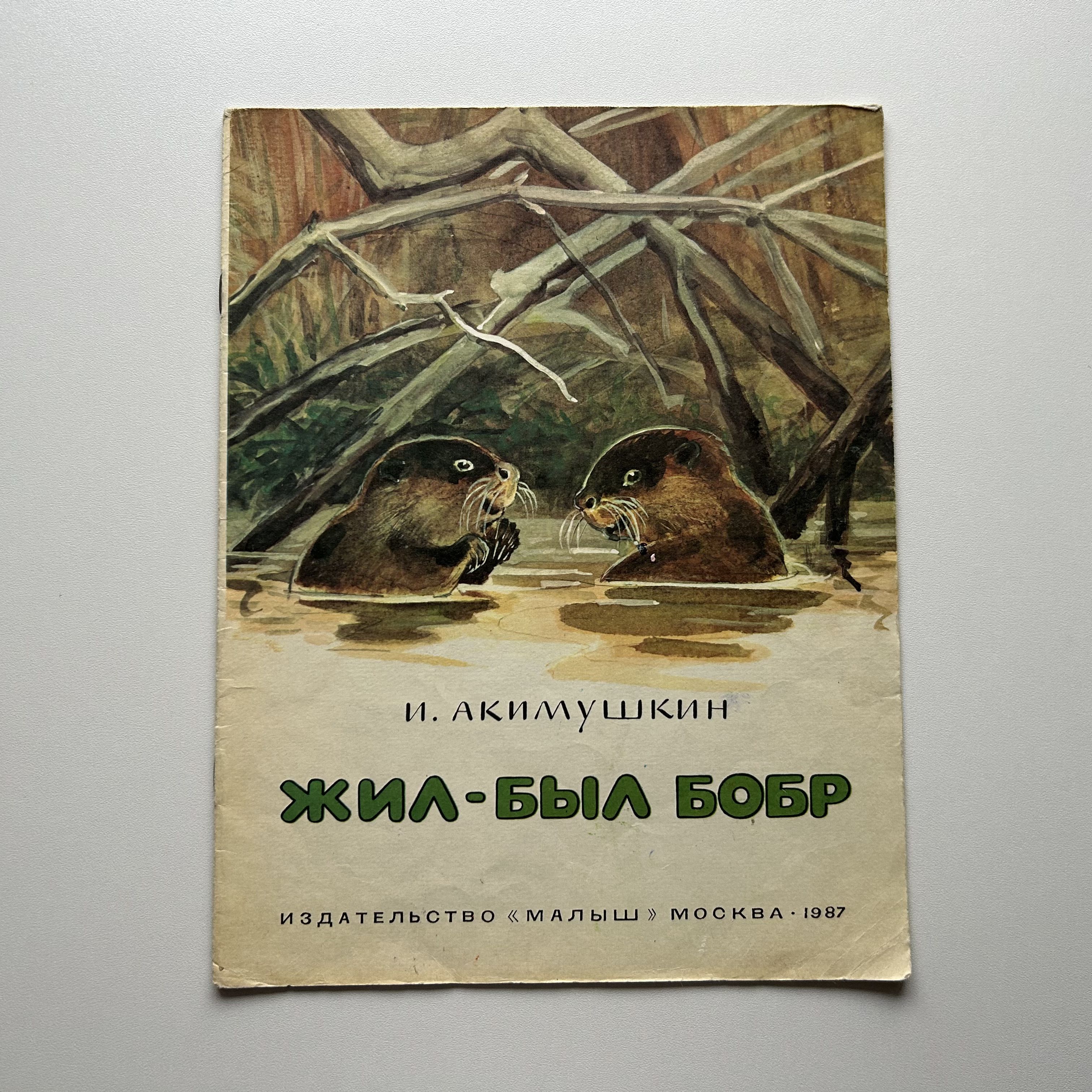 Жил-был бобр. Художник П. Панченко. Издание 1987 года | Акимушкин Игорь Иванович