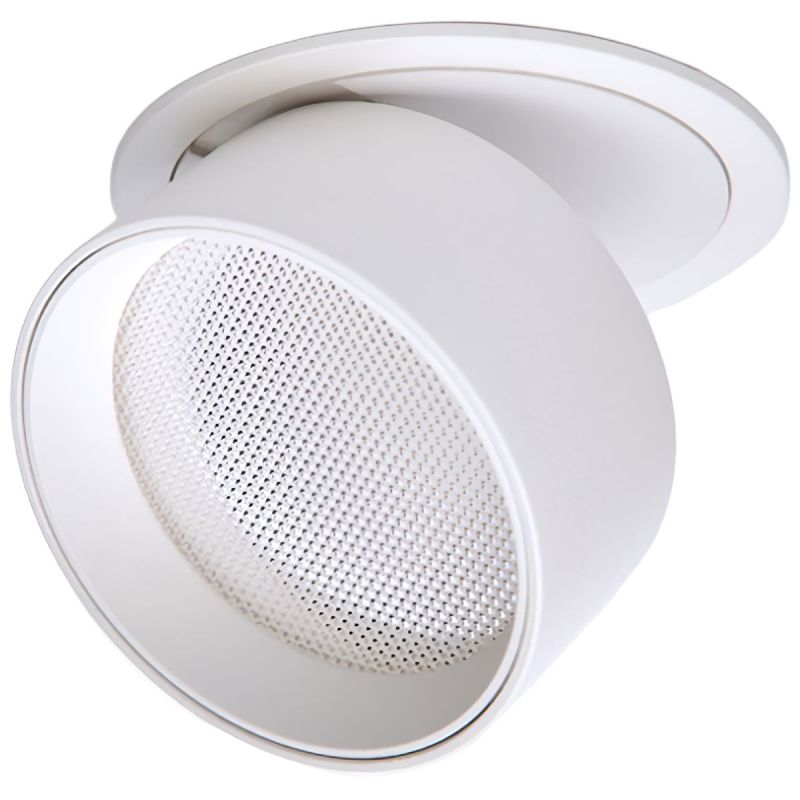 Встраиваемый спот Italline IT02-009 white 3000K, LED, Цилиндр, Алюминий, Белый, Италия