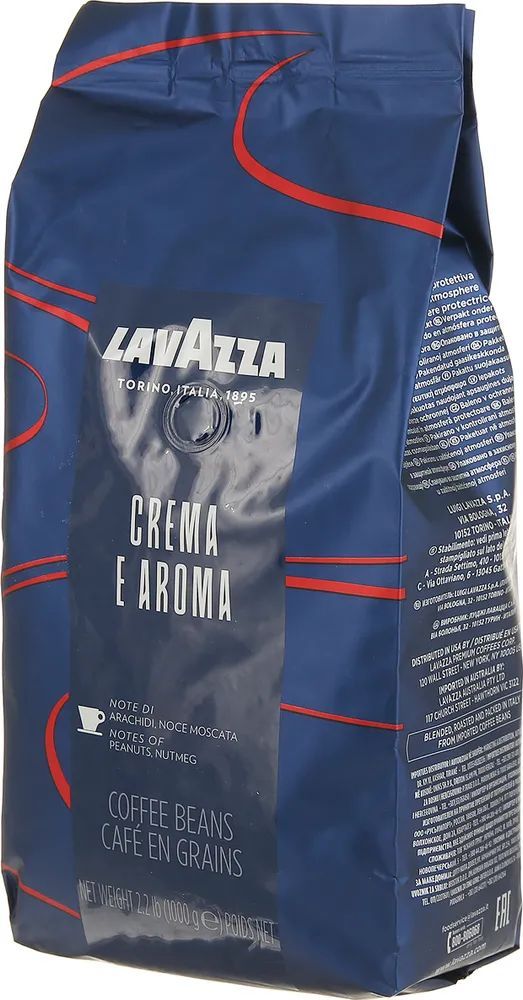 Кофе в зернах Лавацца Crema e Aroma Espresso, 1 кг