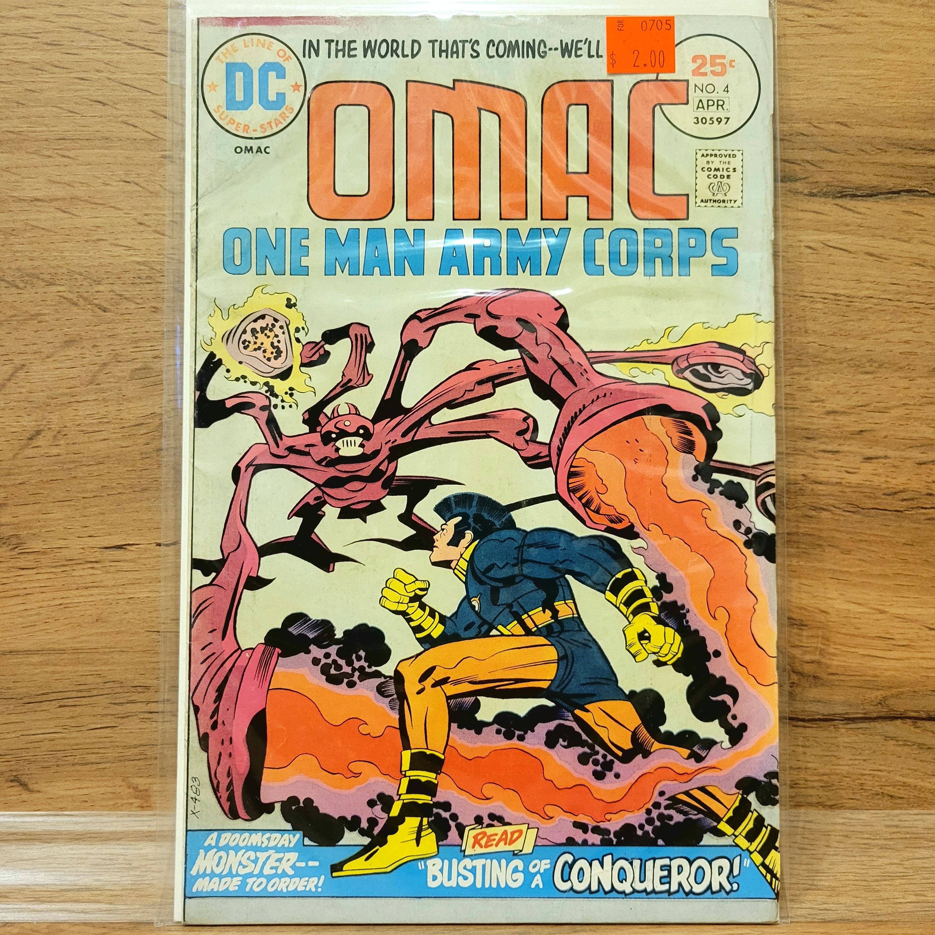 Раритетный Комикс The Omac #4. 1975 Год. | Lee