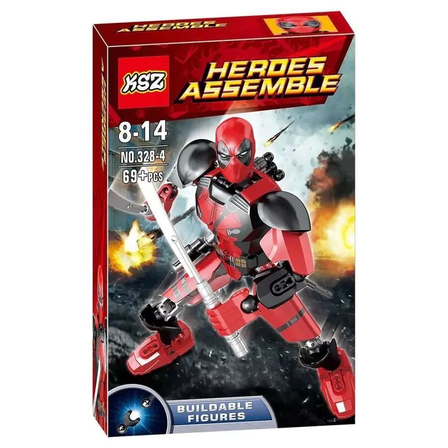 4.328. Heroes assemble конструктор. Конструктор Дэдпул. Конструктор 328-4
