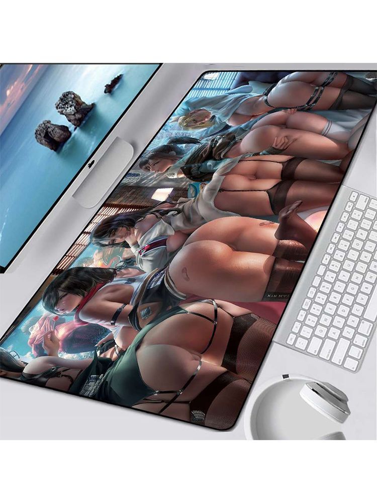 SexyGirlИгровойковрикдлямыши,XXL,черный,серый