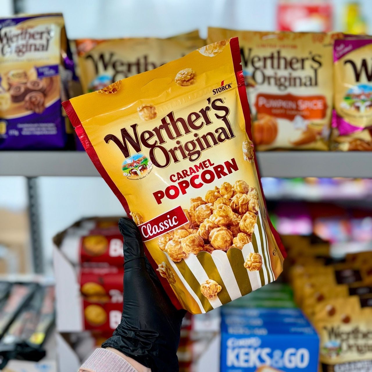 Werthers Original Caramel Popcorn Classic/Везерс попкорн 140 гр.