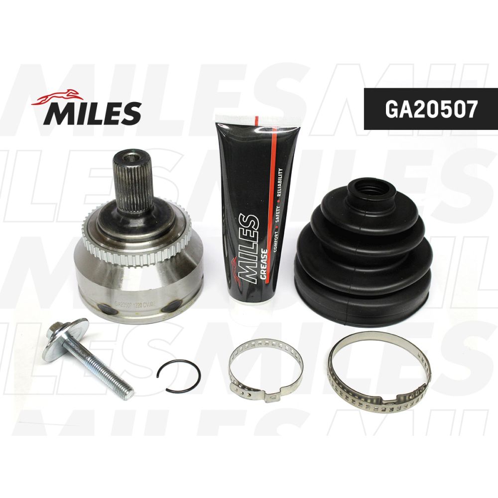 ШРУС наружный VOLVO C70/S60/S70/S80/V70 2.0-2.5 97-06 (с ABS) (GKN 303526) GA20507 MILES GA20507, oem 9463378