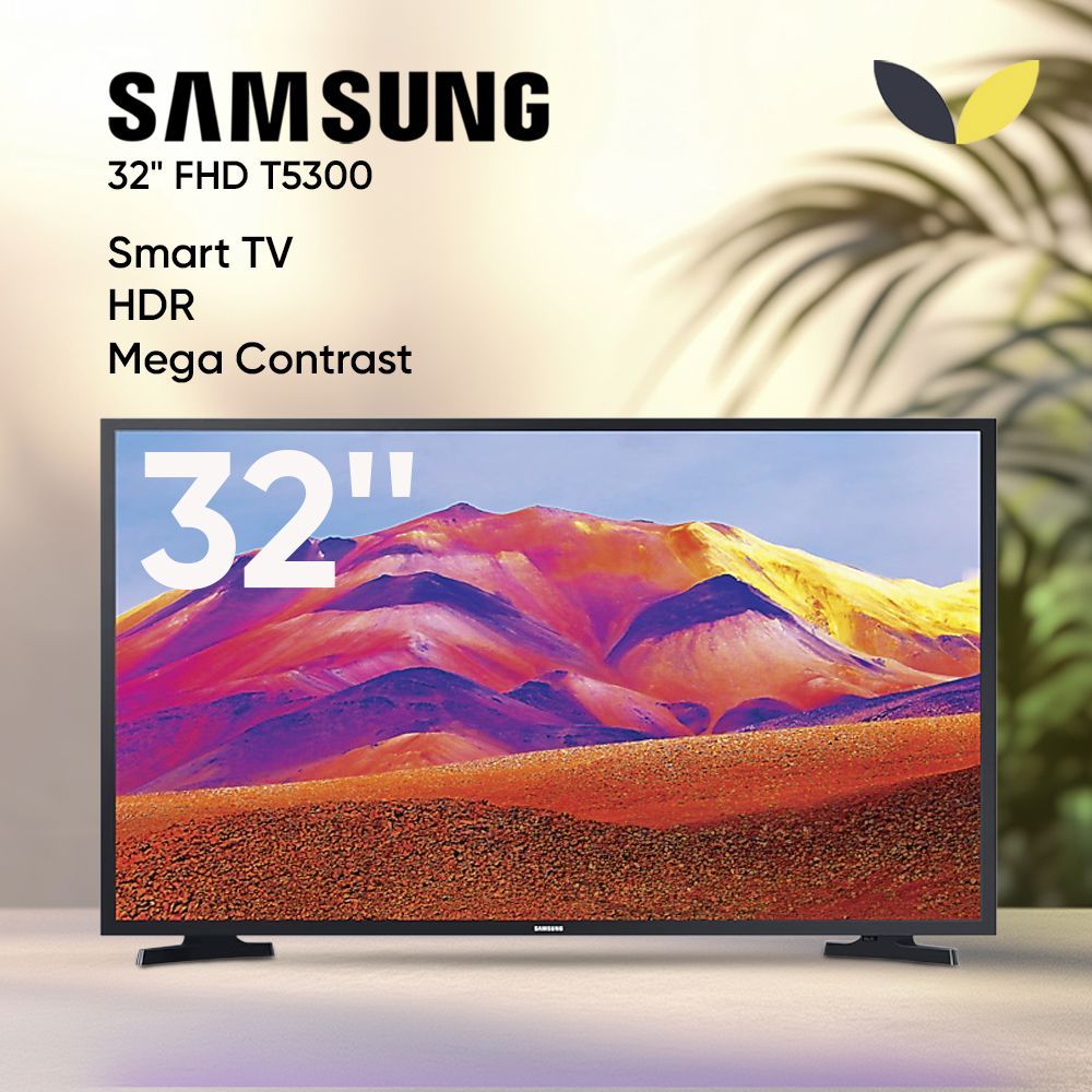 Samsung Телевизор UE32T5300AUXCE Smart TV Edge LED, Wi-Fi, Tizen 32" Full HD, черный