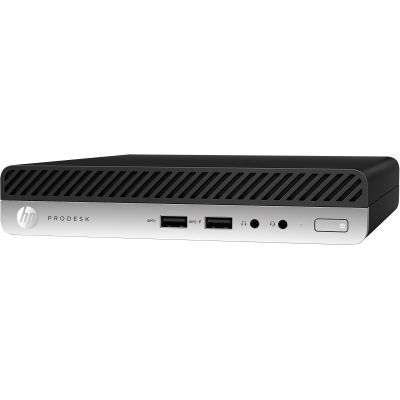 HP Мини-ПК HP EliteDesk 400 G5 DM (Intel Core i5-8500T, RAM 8 ГБ, SSD 256 ГБ, Intel UHD Graphics 630, Windows 10 Pro), черный