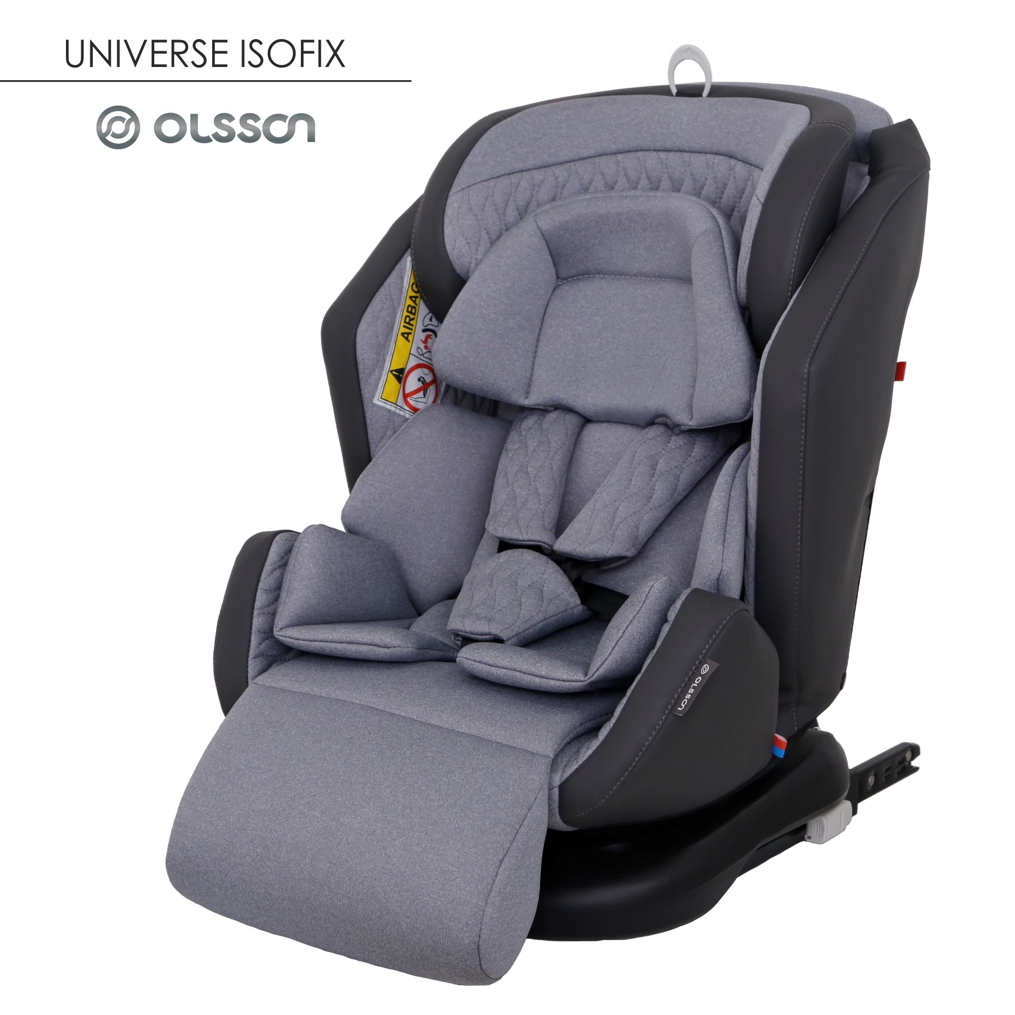 Автокресло Universe Isofix 0+/I/II/III Grey