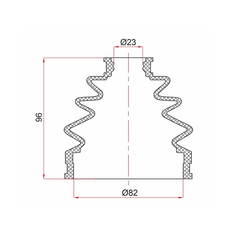 пыльник шруса наружный ford focus ii 04-11/c-max 03-10 Seiken 600-00085