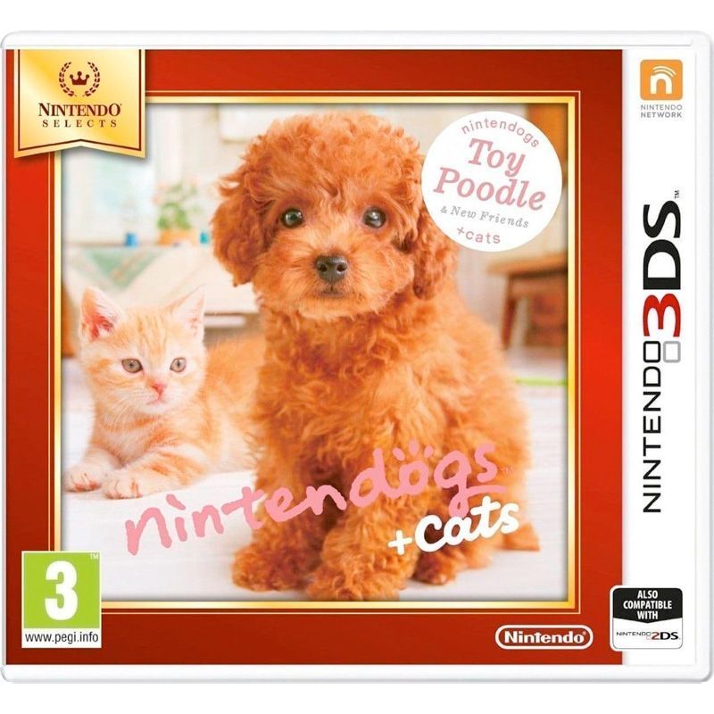 Игра Nintendogs + Cats. Карликовый пудель и новые друзья (русская версия) для Nintendo 3DS