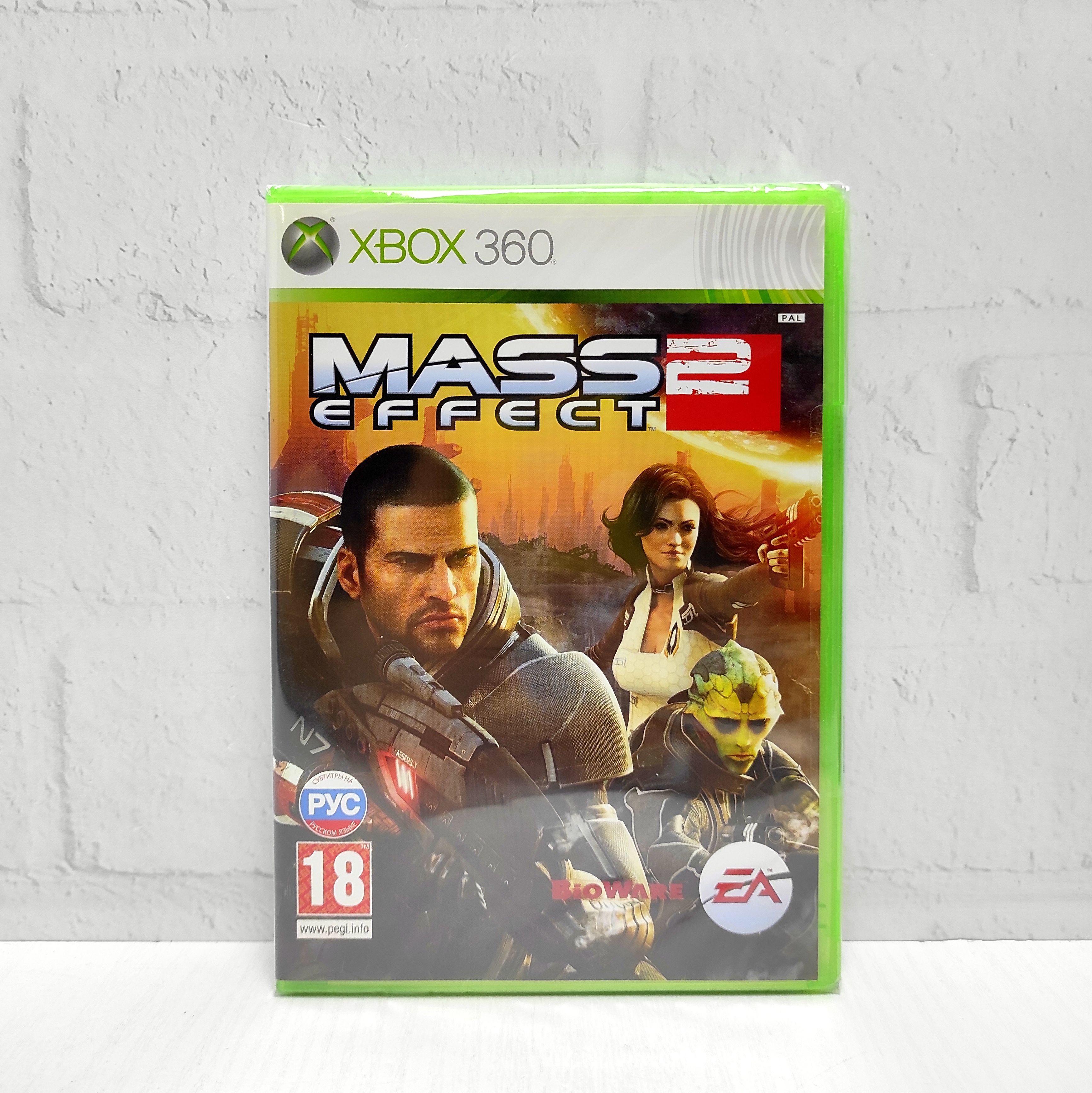 Mass Effect 2 Русские субтитры Видеоигра на диске Xbox 360