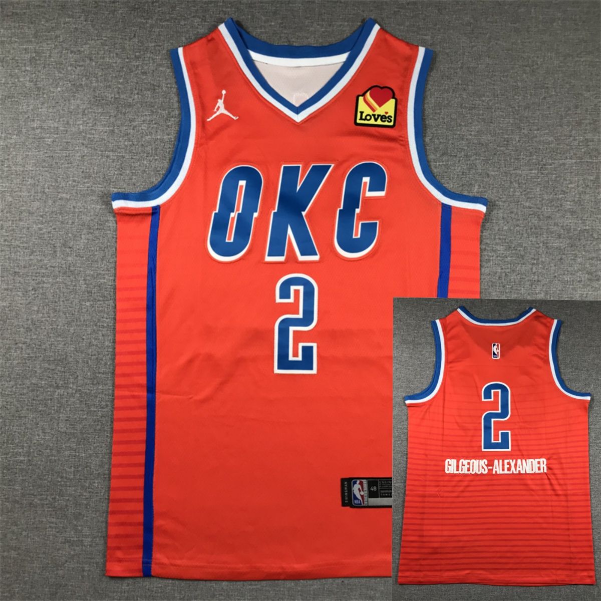 Форма баскетбольная NBA Jerseys Shai Gilgeous-Alexander Oklahoma City Thunder Баскетбольный жилет спортивная рубашка