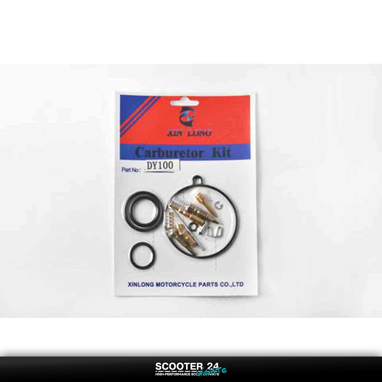 Ремкомплект карбюратора на мопед Delta 100 кубов ремонтный набор Дельта Альфа