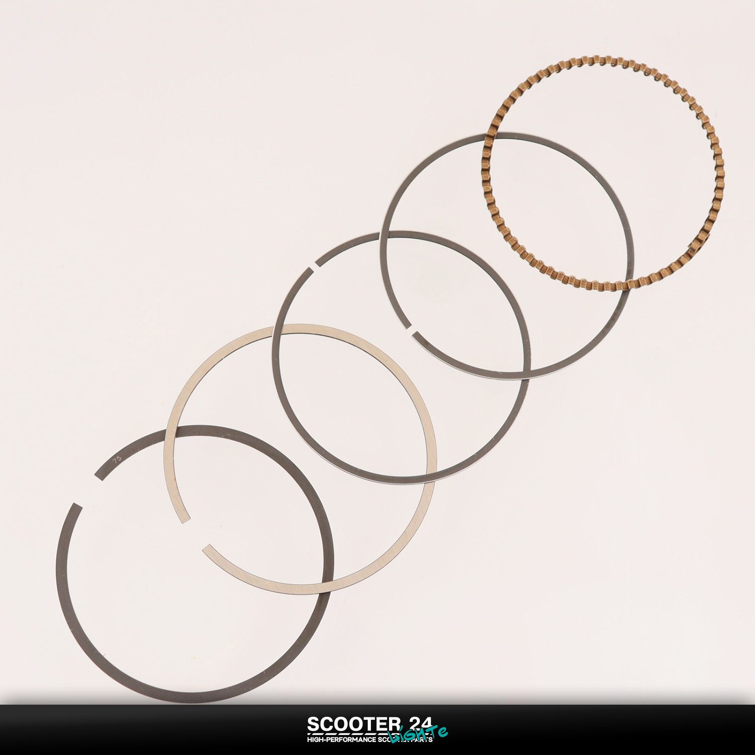 Кольца на мотоцикл 4T CB/CG 157FMI 163FML 165FMM 64 /25 мм (150/200cc 0 /75) "KOSO"