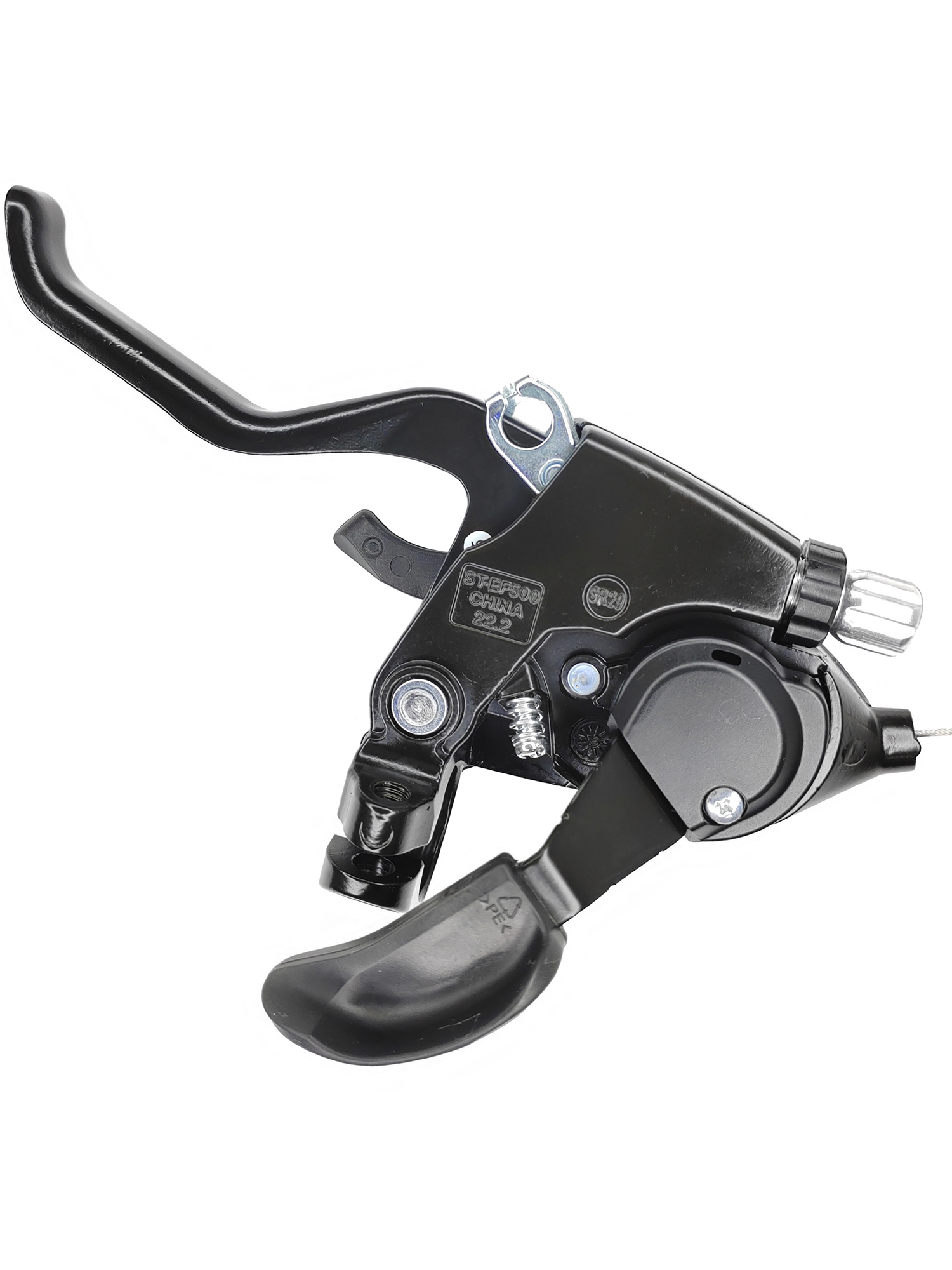 Shimano Шифтер ручка тормоза ST-EF500, 7 скоростей, под 2 пальца, под правую руку, трос 205 см, BOX — Товары для велоспорта — фото 4