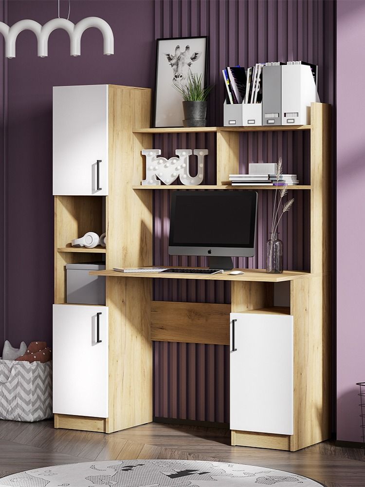 Столкомпьютерный"СТК13"ДубЗолотой/Белый