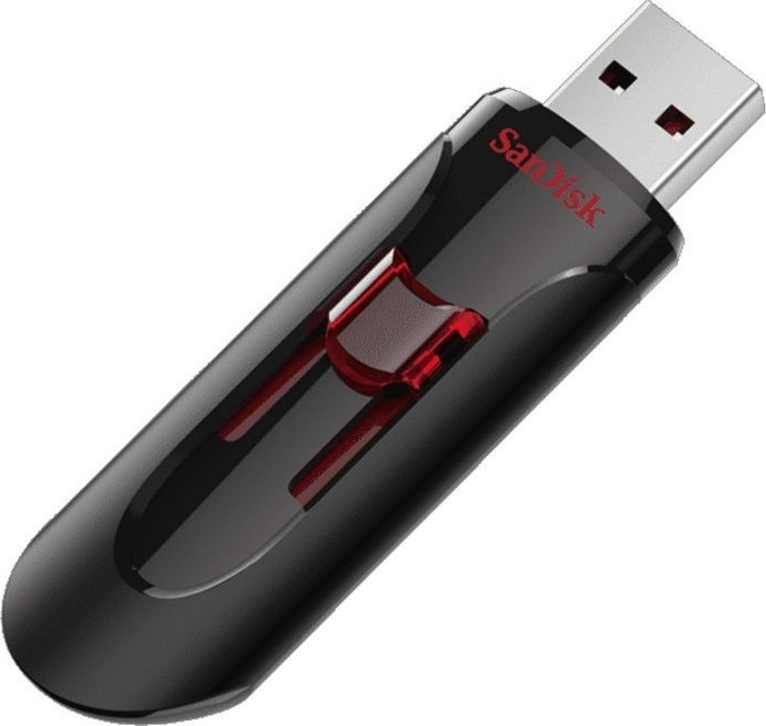 SanDiskCruzerGlide32ГБUSB-флеш-накопитель,USB3.0,USBType-A,SDCZ600-032G-G35,черный,красный