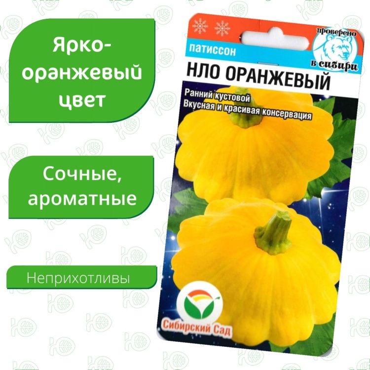 Патиссон НЛО оранжевый(图1)