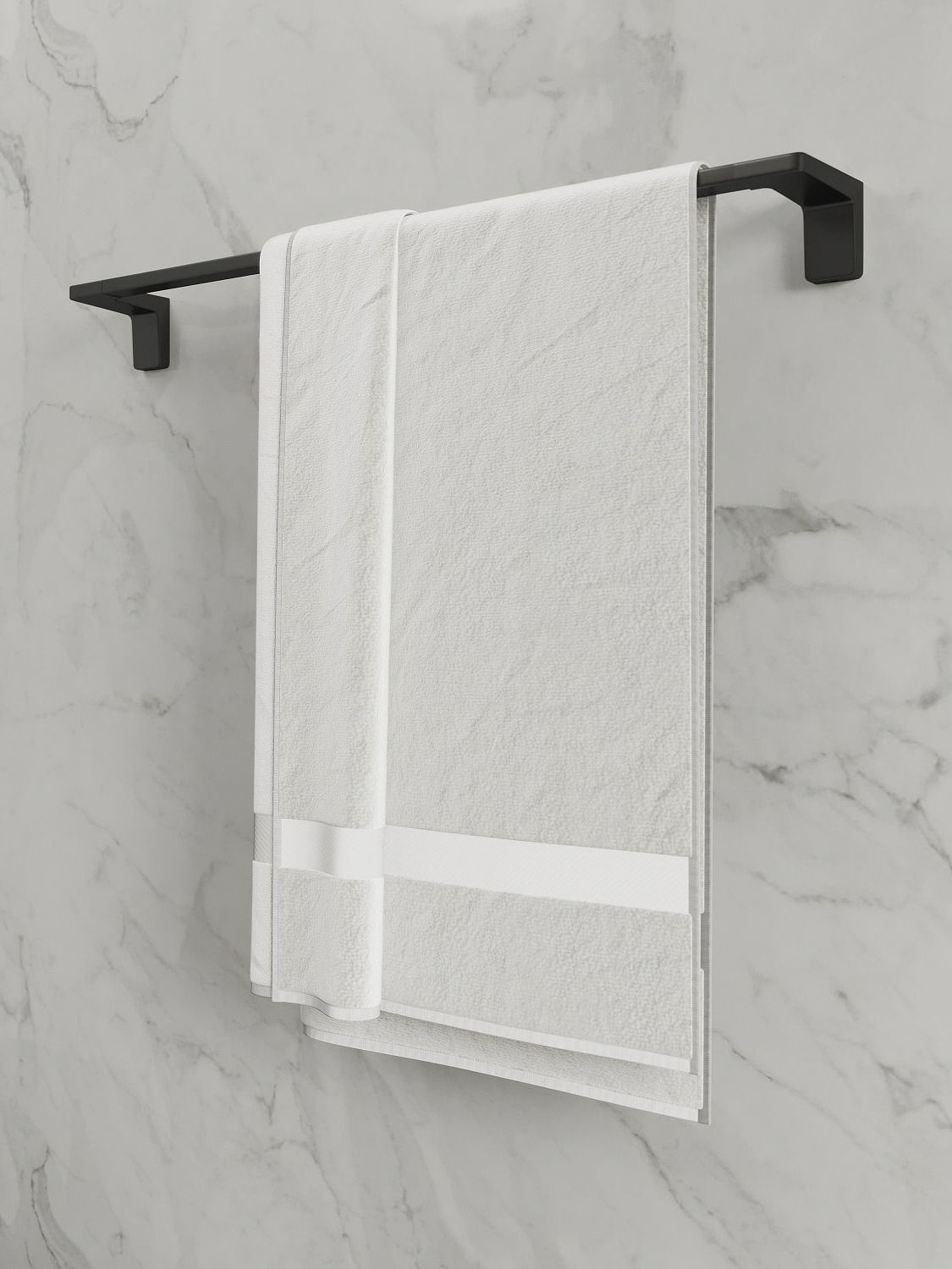 Фото товара на маркетплейсе ozon Держатель для полотенец IDDIS, черный, одинарный, нержавеющая сталь, Slide, SLIBS10i49