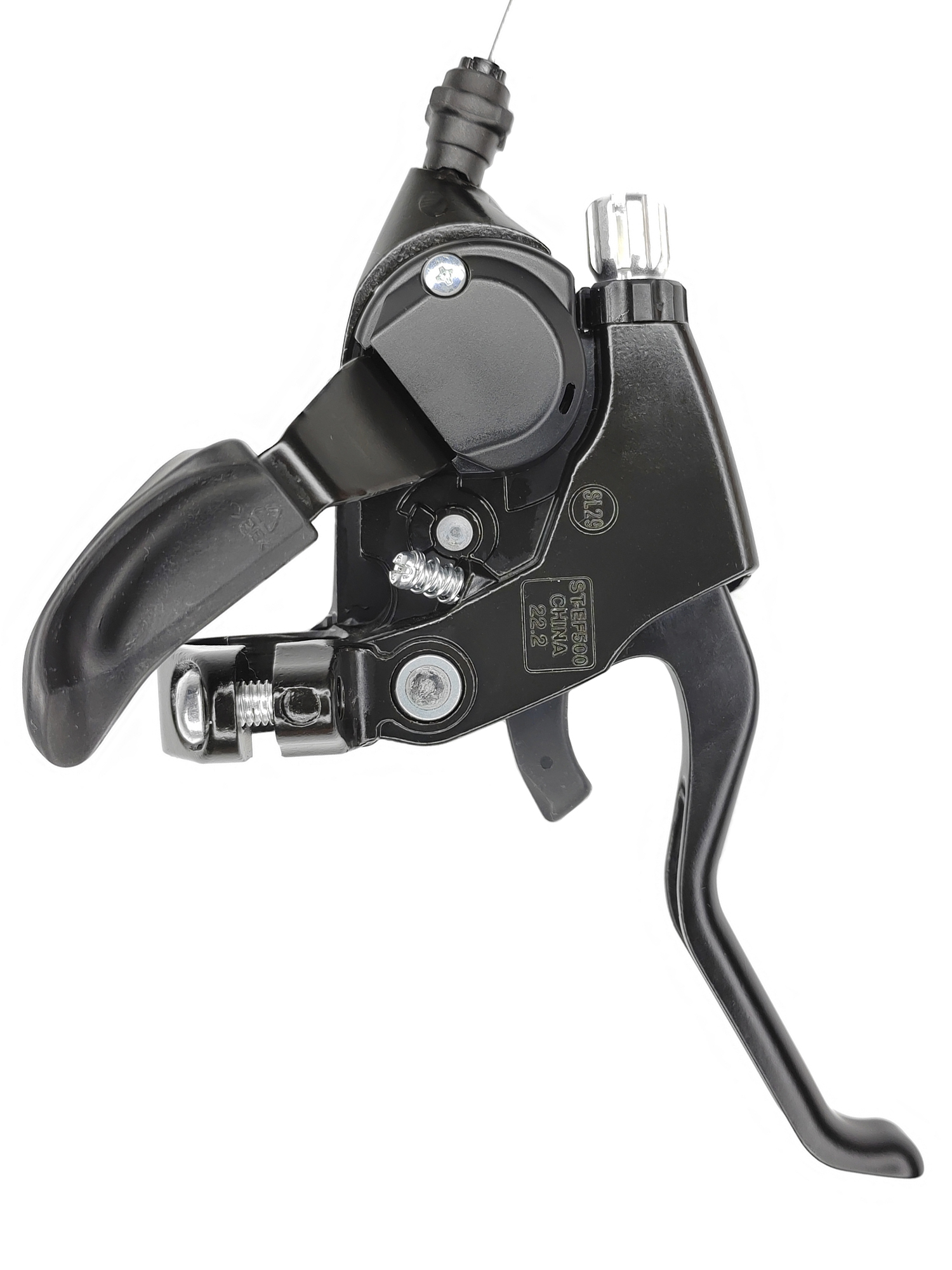 Shimano Шифтер ручка тормоза ST-EF500, серия Acera, 3 скорости, под левую руку, трос 180 см, OEM — Товары для велоспорта — фото 3