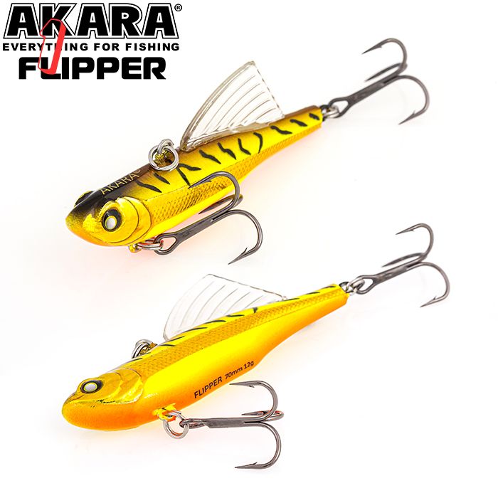 Воблер akara раттлин flipper 70 мм 12 гр. (3/7 oz 2,8 in) A10,(набор из 1 шт)