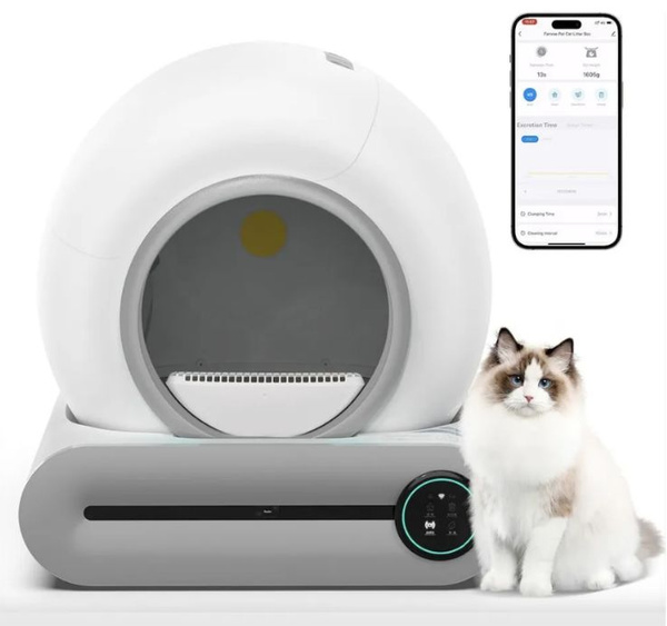 Автоматический лоток туалет для кошек, самоочищающийся 15 пакетов. в ...