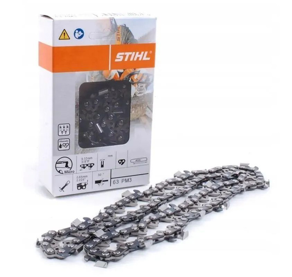 Характеристики STIHL Цепь для пилы, шаг 1.3" 55 зв. 1 шт. 1 шт ...
