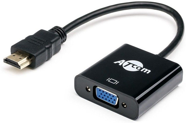 Адаптер HDMI TO VGA AT1013 ATCOM - купить с доставкой по выгодным ценам ...