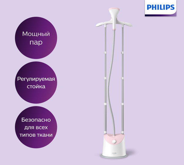Характеристики Вертикальный отпариватель Philips Easy Touch GC485/40 ...