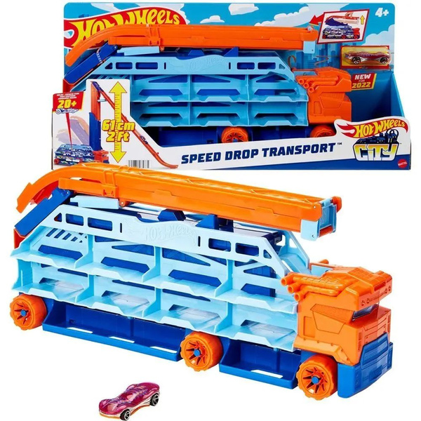 Набор игровой Hot Wheels Грузовик-автотрек Десантирование с воздуха ...