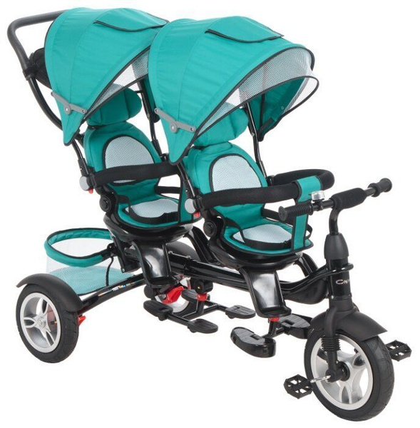 Велосипед трехколесный для двойни Twin Trike 360 - купить с доставкой ...