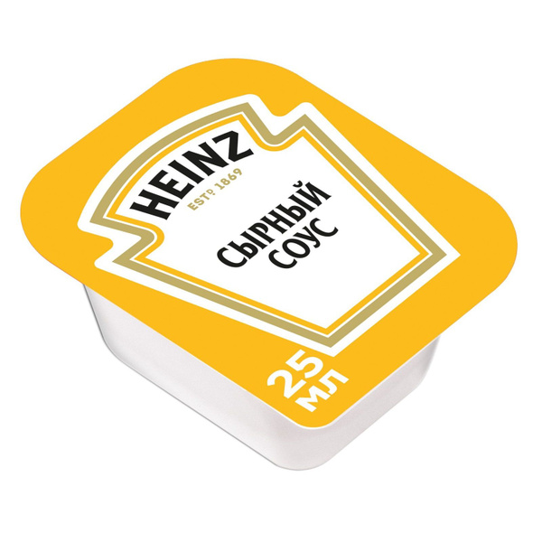 Соус Хайнц (Heinz) сырный порционный 125шт*25мл купить на OZON по ...