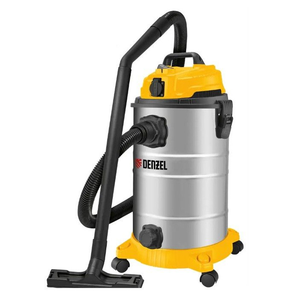 Строительный пылесос Denzel 88659605 30 л, 1400 Вт купить по низкой ...