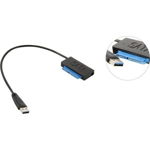 Кабель-адаптер для подключения SATA HDD/SSD к USB VCOM CU817A - купить ...