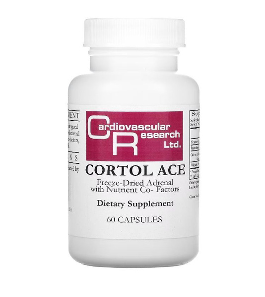 Cortol Ace, здоровье надпочечников ,Cardiovascular Research Ltd.,60 ...