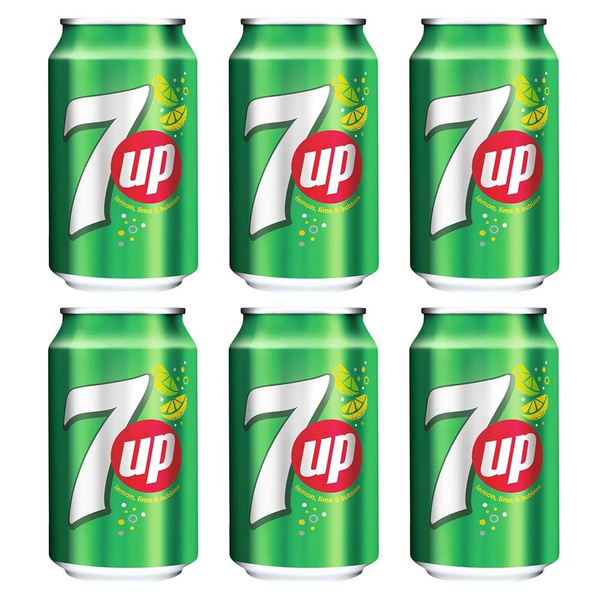 Газированный напиток 7Up 300 мл, 6 шт. - купить с доставкой по выгодным ...