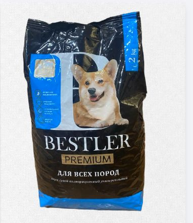 Корм Bestler Premium сухой полнорационный для всех пород собак, 2 кг ...
