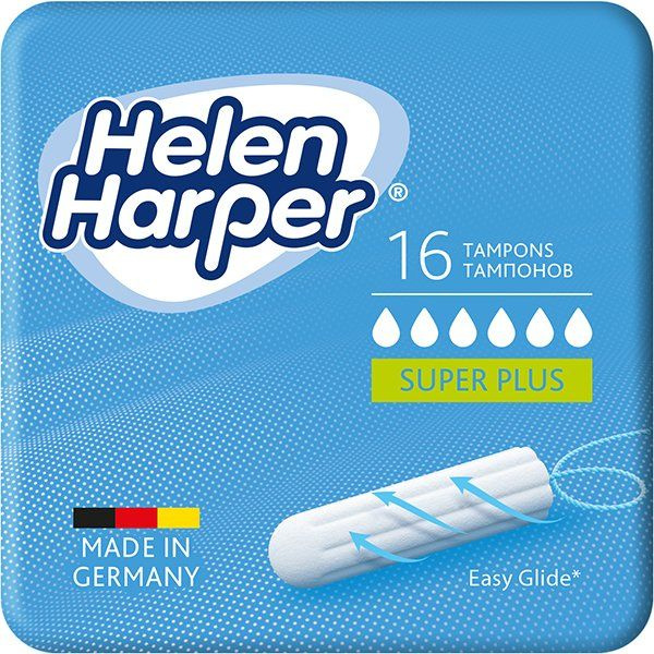 Тампоны гигиенические без аппликатора Super Plus Helen Harper/Хелен ...