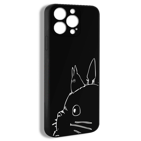 Чехол на айфон iPhone 15 Pro мультфильм аниме милый Мой сосед Тоторо ...